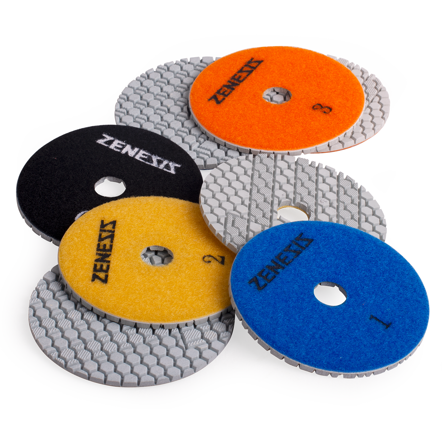 Zenesis 3 step polishing pads
