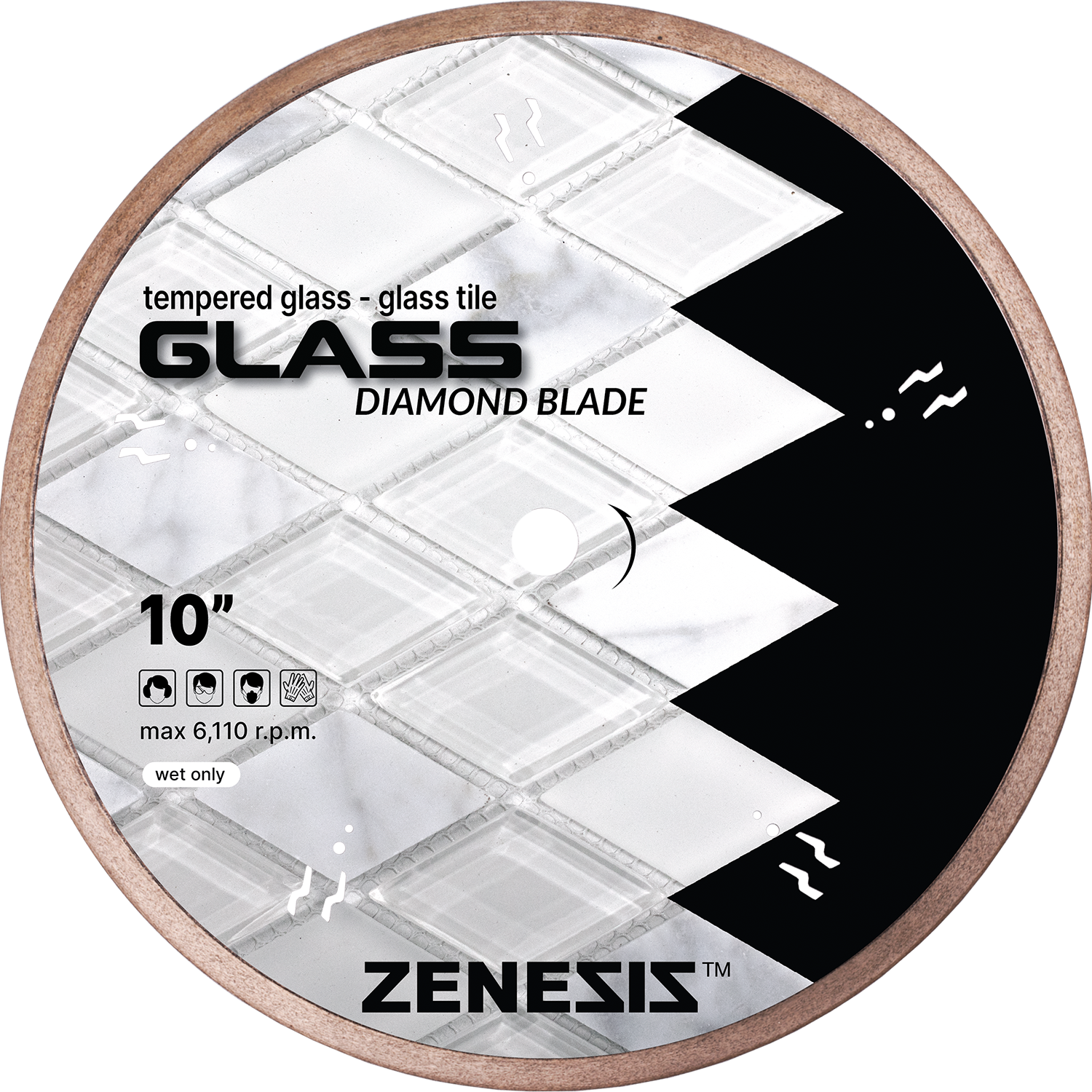 Zenesis Glass tile blade