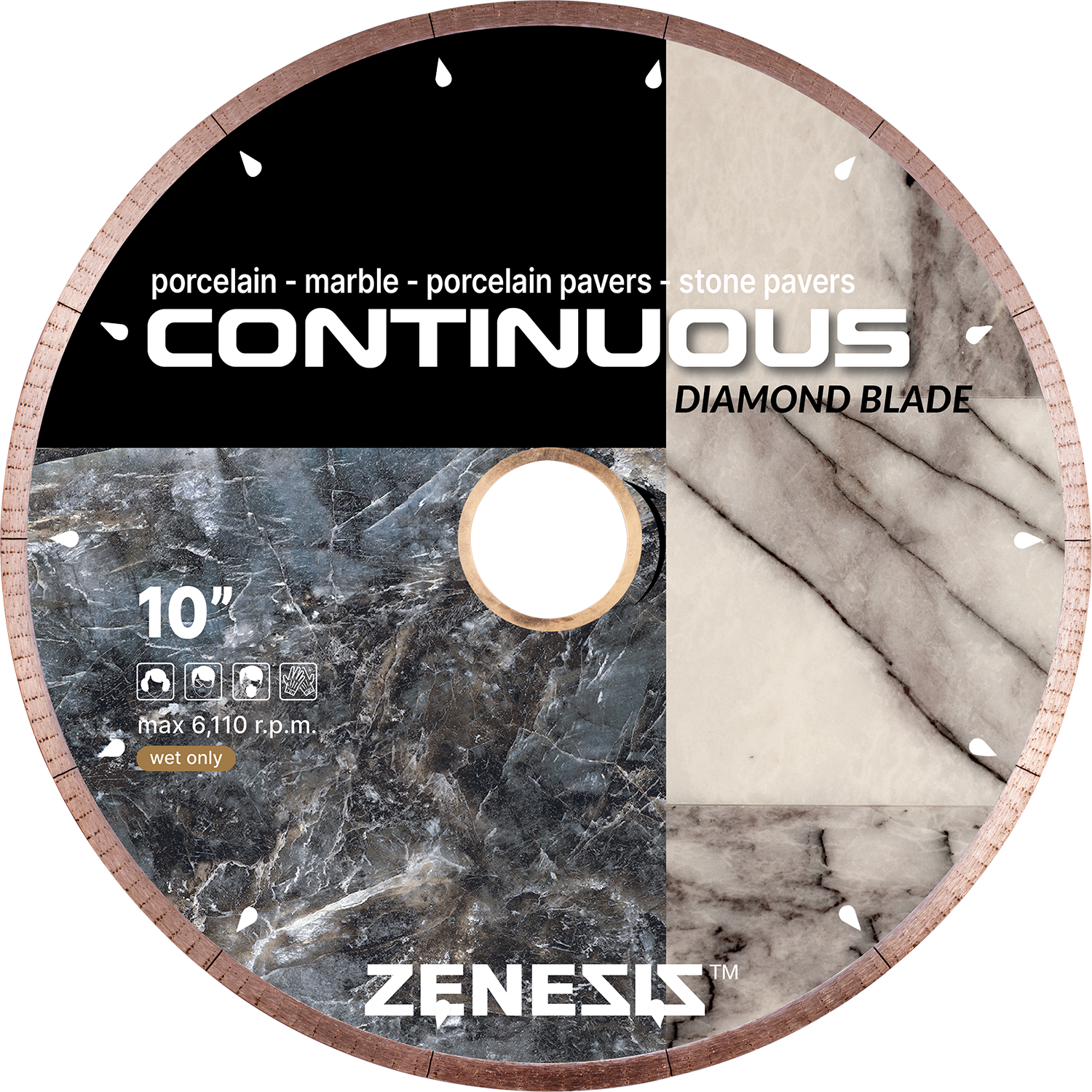 Zenesis Continuous tile blade